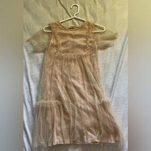 Zara Kids Formal Dress in Light Pink with Glitter